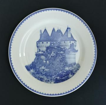 Assiette mignardises "Jardin résilient" Festival International des Jardins 2023 Chaumont-sur-Loire